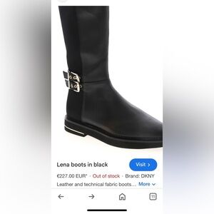 Dkny made a beautiful boot! More than a riding boot! 'Leena' is her name!​​